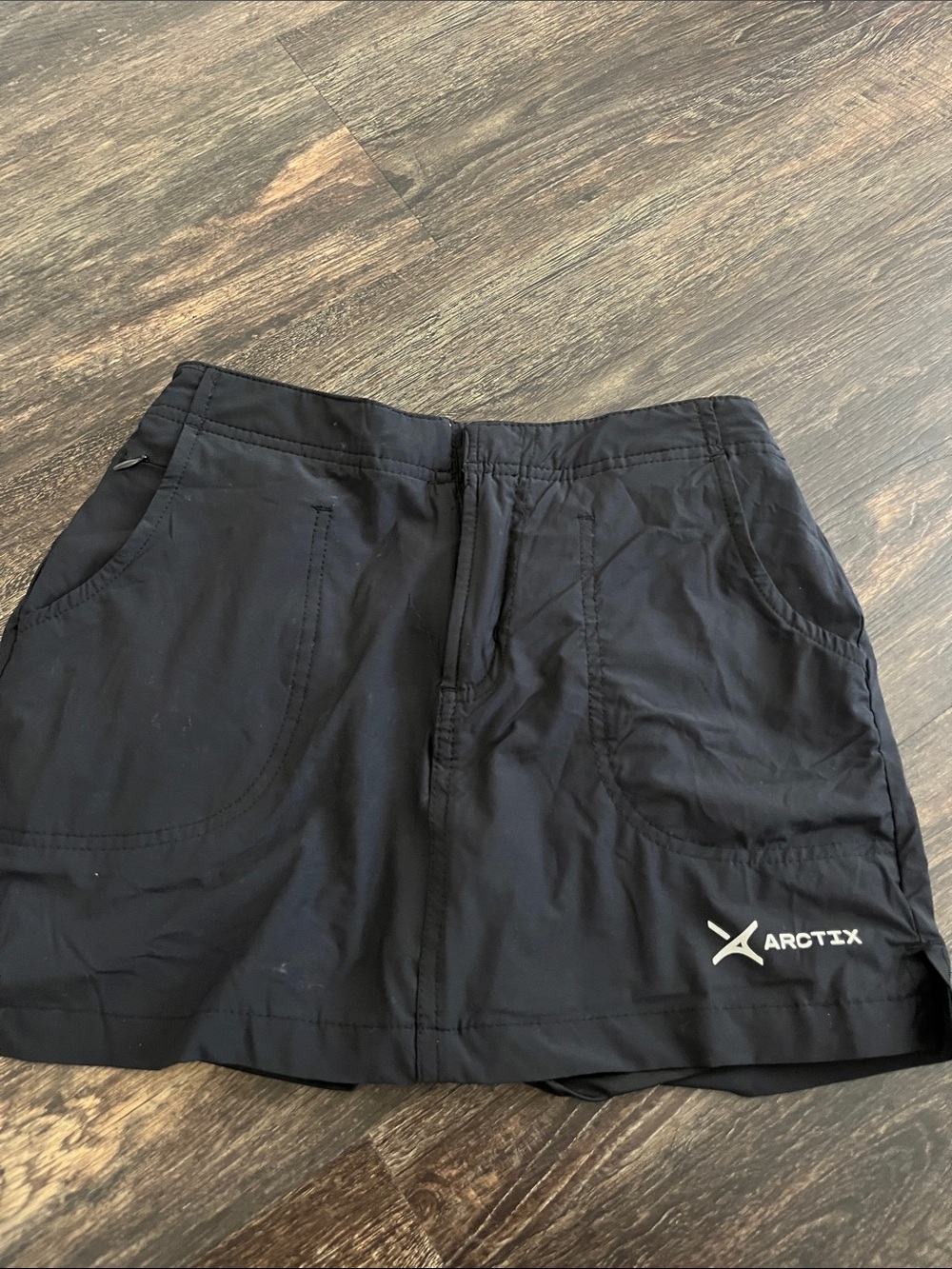 Arctix Black Active Skort with Logo